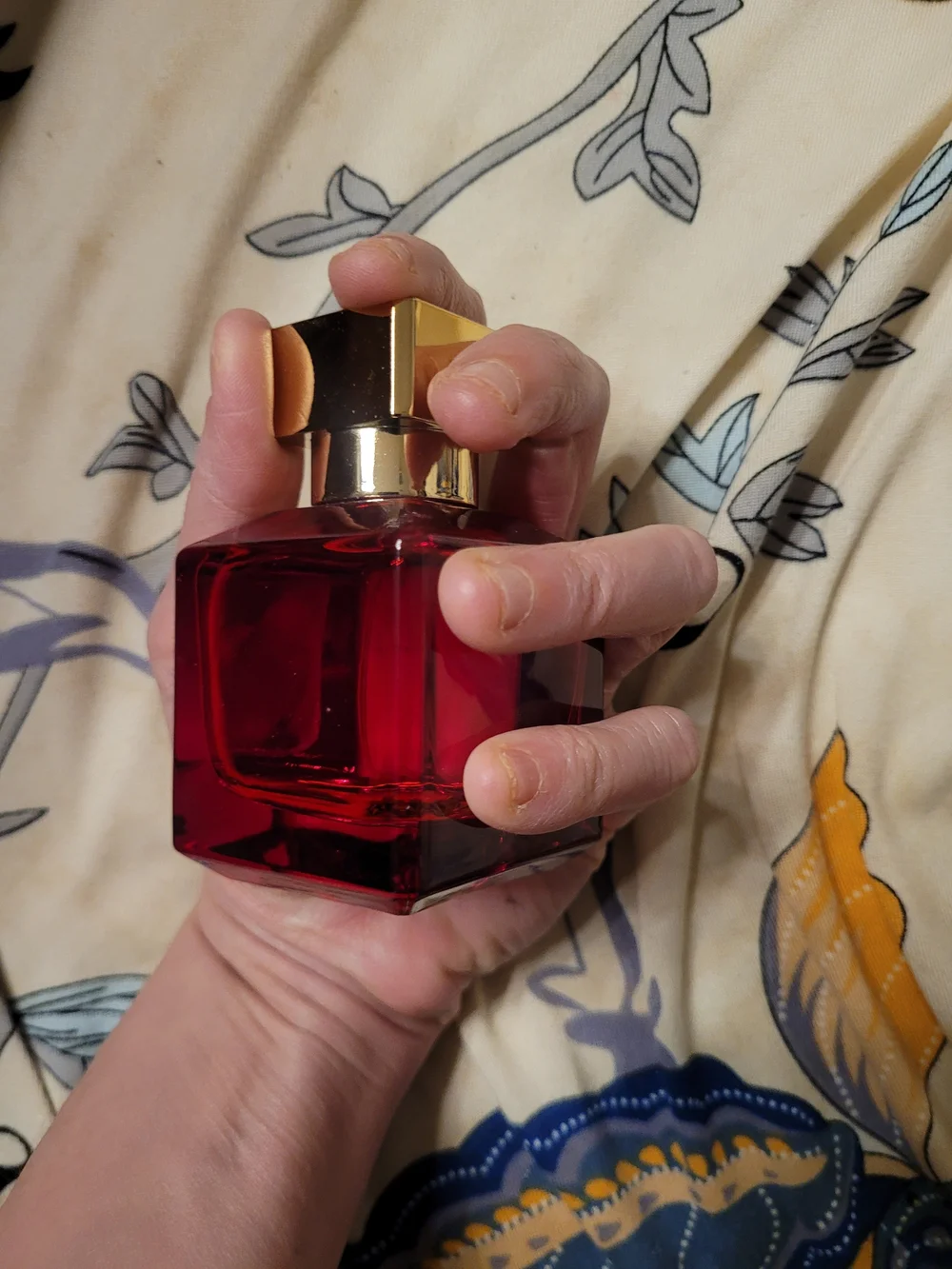 Red Fragrance Bottle -..Dupe Bacarrat Rouge 1.2 ... And Free Real Sample See Pic